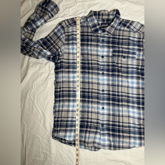 Patagonia Long-Sleeve 100% Organic Cotton in Flannel Shirt - Men's Medium - Picture 5 of 5
